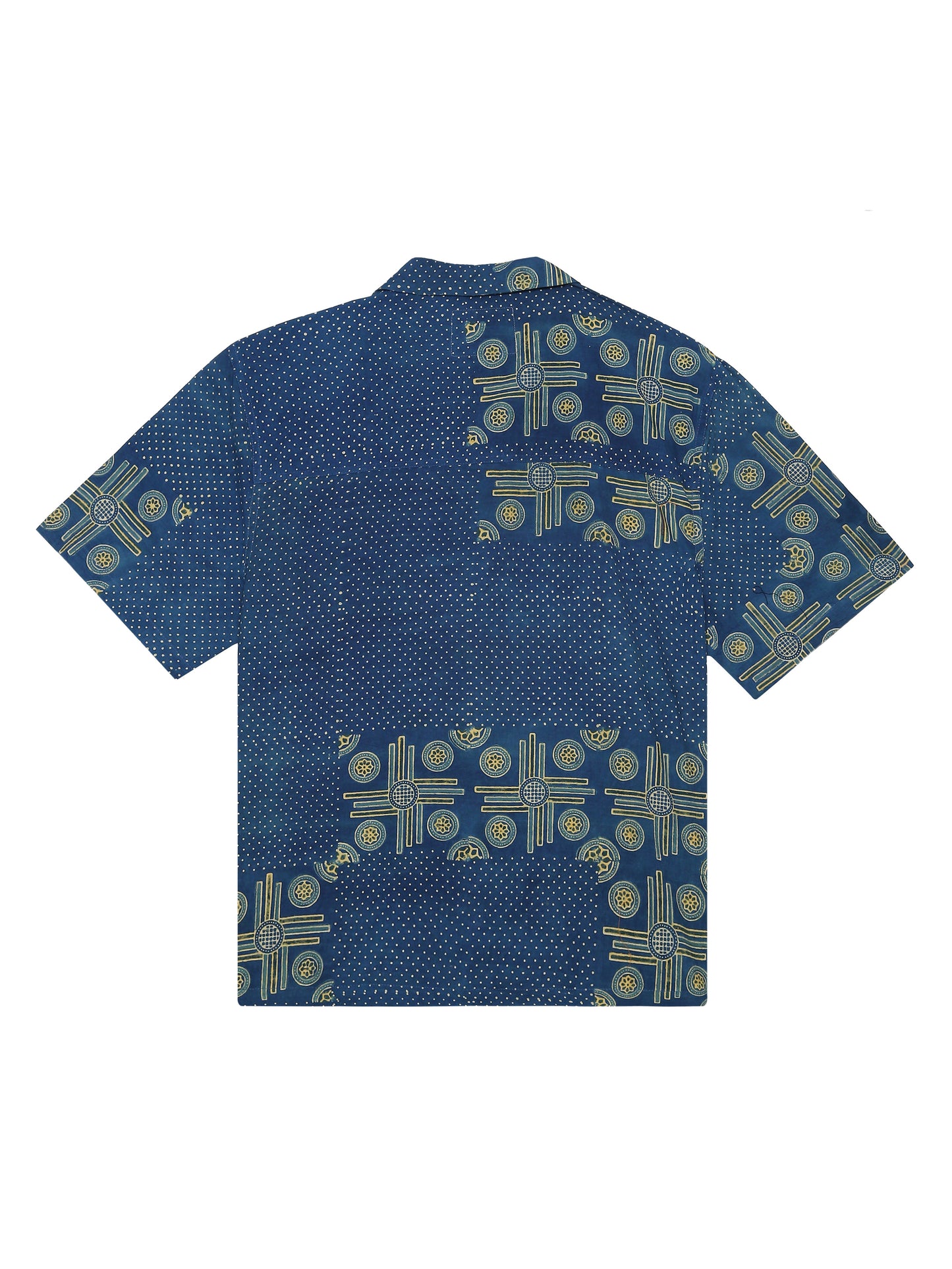 'PATCHWORK' HANDBLOCKED SHIRT [UNISEX]