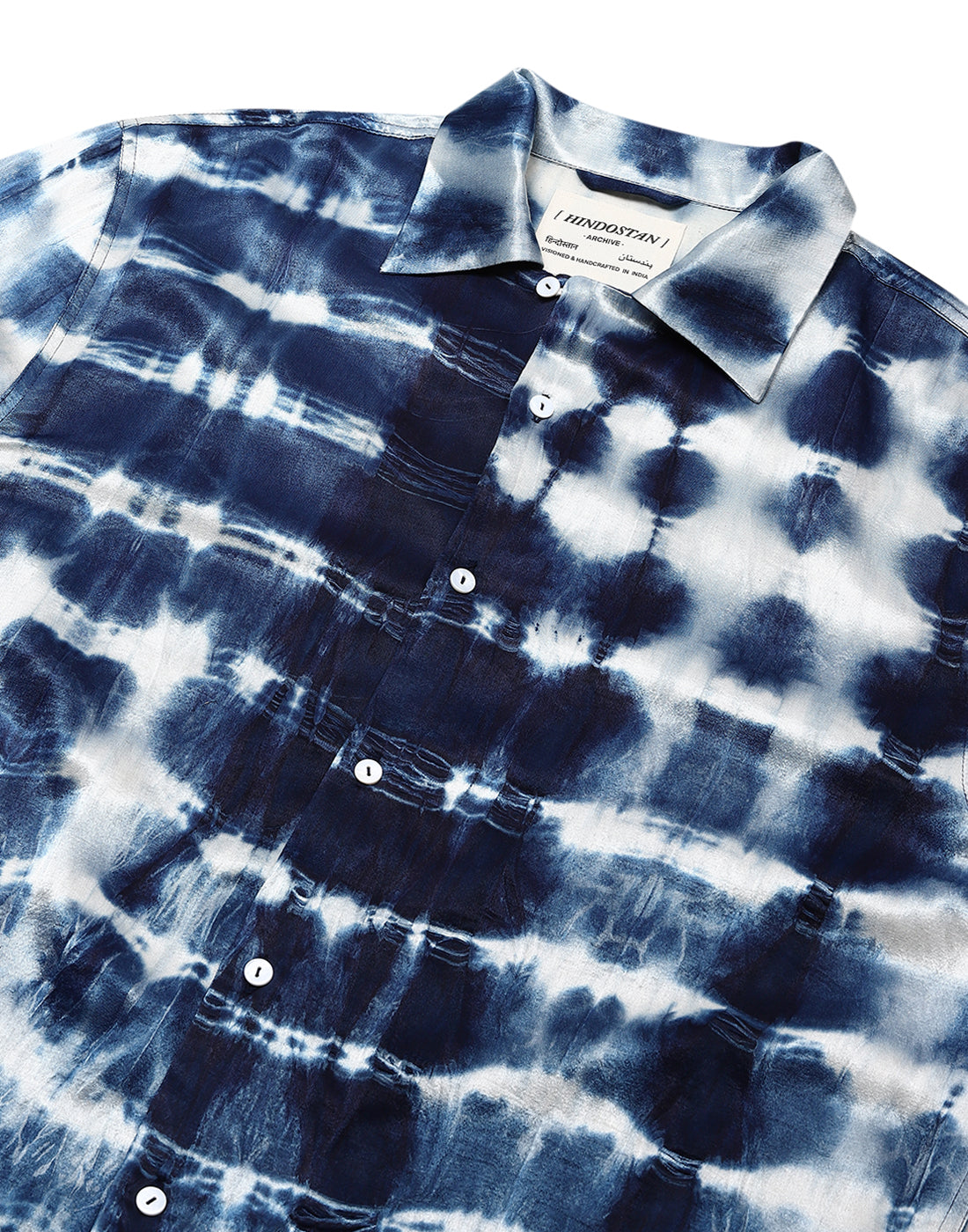 ‘SHIBORI' SILK SHIRT [UNISEX]