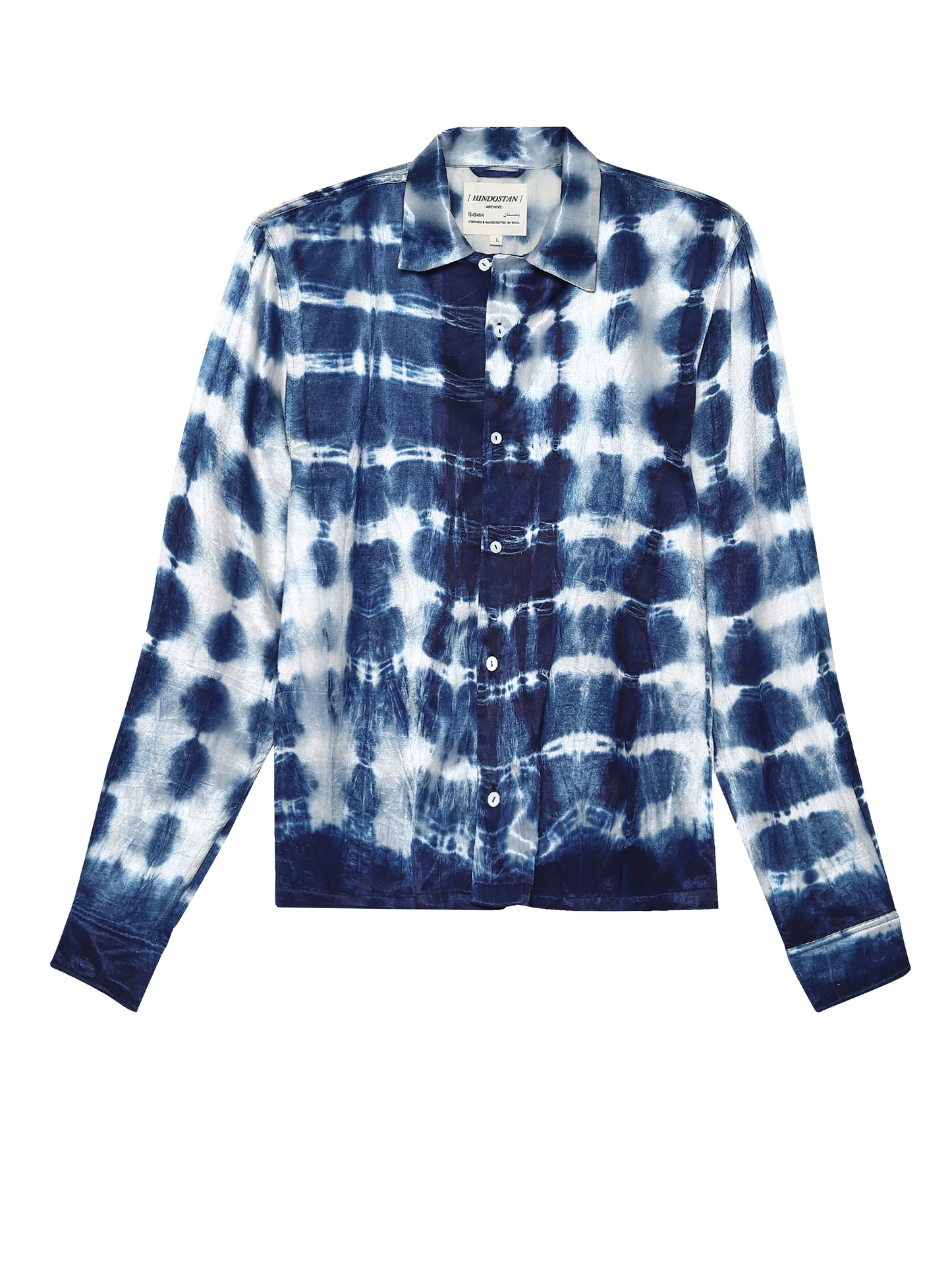 ‘SHIBORI' SILK SHIRT [UNISEX]