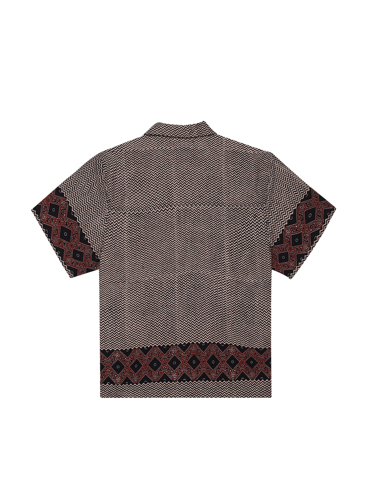 ‘LEHAR’ AJRAKH SHIRT WITH BORDER