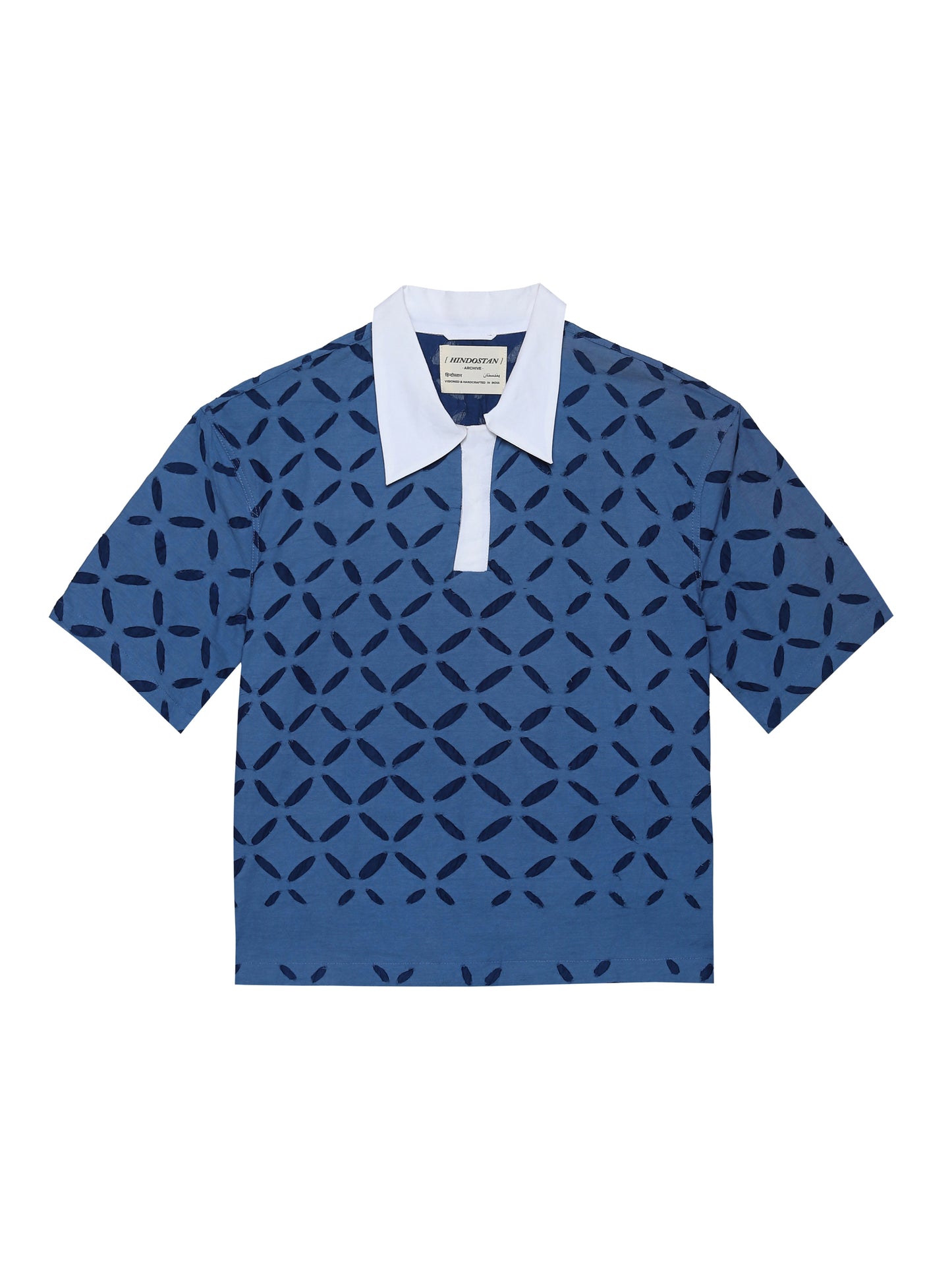 INDIGO 'RILLI' POLO SHIRT