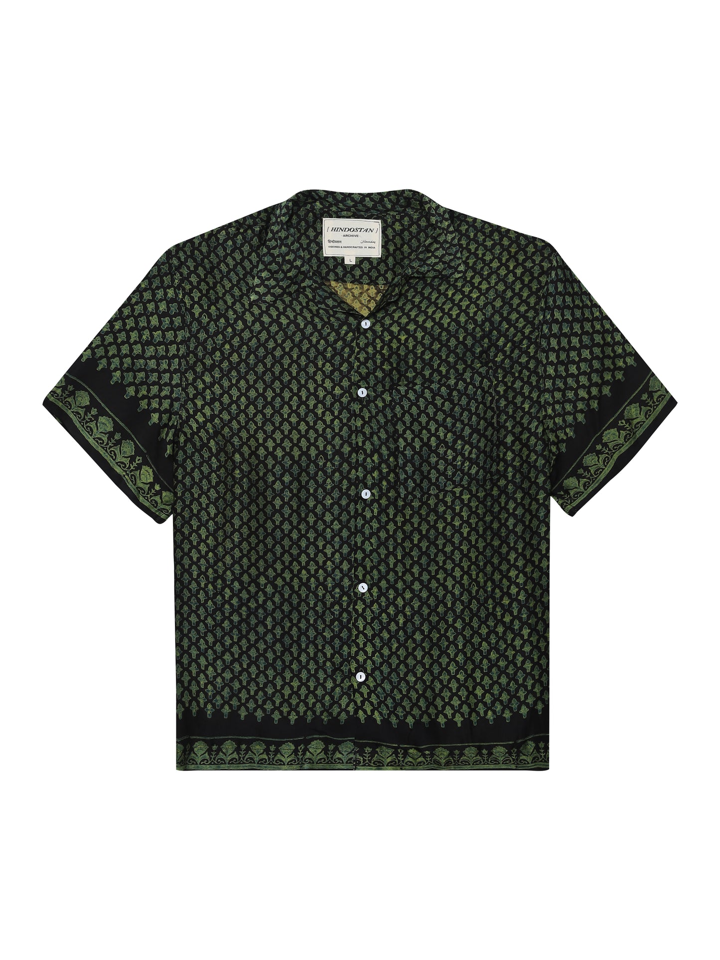 ‘LAUNG' AJRAKH SILK SHIRT [UNISEX]