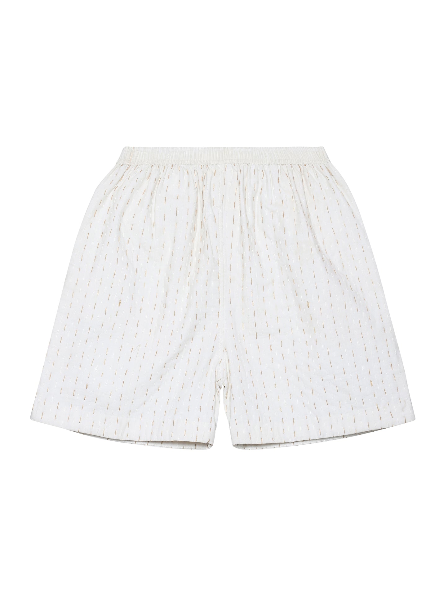 ‘SURYA’ WHITE KANTHA SHORTS