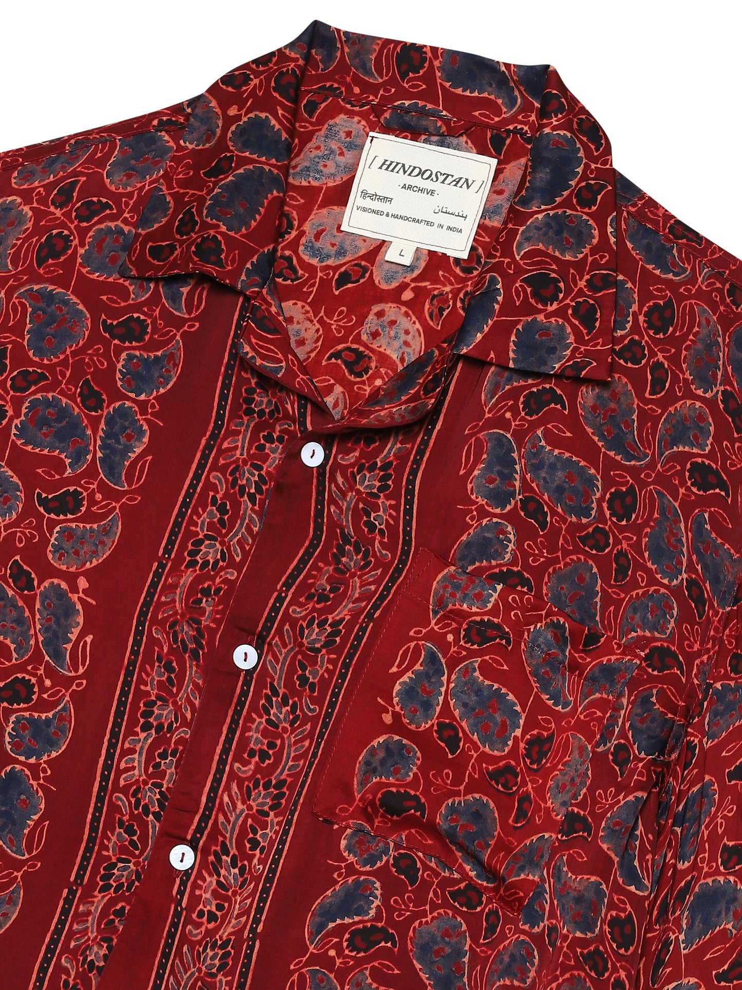 PAISLEY SILK SHIRT [UNISEX]